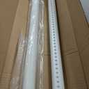 Tension Curtain Rod 41-86 Inch – Heavy Duty Curtain Rods No Drilling Adjustable Window Treatment Rod for Window Patio, Easy Installation, Rust Resistant, 1.26" Diameter, White