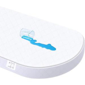 Oval Baby Cradle Mattress Cover, 15 W x 30 L x 2 H inches, Waterproof Cover, Foam, Universal, Suitable for Multiple Cradle Brands(only Cradle Mattress Cover)