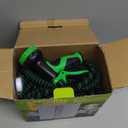 100 ft Expandable Garden Hose with 10 Spray Nozzle - 4 -Layer Latex Core - Heavy Duty Superior Strength 3750D - Expanding Water Hose - Extra Strong Brass Connectors/Storage Bag
