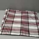 CARRIE HOME Red Christmas Tartan Plaid Pillow Covers 18x18 Set of 2 Farmhouse Buffalo Plaid Red Striped Throw Pillow Cover for Living Room Couch Sofa