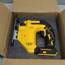 Cordless Jig Saw for Dewalt 20v Max Battery, Brushless Orbital Jigsaw, 0- 45 Bevel Cuts, 3 Orbital Settings with LED Light for Straight Curve Circle Cutting (No Battery)