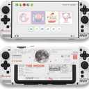 GeekShare Hard Case Compatible with Nintendo Switch 2 (2025), Anti-Scratch Dockable Protective Cover for Switch 2 with Detachable Joy Con, The Moon (Moonlight White)