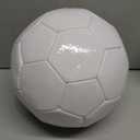 Soccer Ball Size 3 4 5 Pure Color DIY Kids Boy Gift Painting Together with Parents Grandparents or Kindergarten Teacher (White)