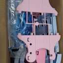 American Plastic Toys Kids My Very Own Nursery Baby Doll Playset with Crib, Feeding Station, Sink, Storage and Starry Night Mobile, Pink