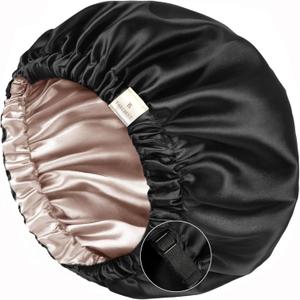 YANIBEST Silk Bonnet Satin Bonnet for Sleeping Women and Men, Adjustable Double Layer Hair Bonnet for Curly Braids Hair (Large, 03- Champagne) YANIBEST Silk Bonnet Satin Bonnet for Sleeping Women and Men, Adjustable Double Layer Hair Bonnet for Curly Braids Hair (Large, 03- Champagne)