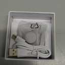 Ring Charger Compatible with Ou-ra Ring4, Fast Charge for Ou-ra Ring Gen 4 of Size 10, Charging Dock with USB-C Cable (Silver)