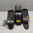 Under Desk Elliptical Machine, Electric Elliptical Leg Exerciser for Seniors with 12 Adjustable, Portable Quiet Elliptical Exercise Machine, Seated Pedal Exerciser with Remote Control (Orange)