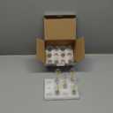 FLSNT 5000K Daylight B10 Dimmable LED E12 Candelabra Bulbs, 40W Equivalent LED Chandelier Light Bulbs, 450LM, Clear Glass Finishing, 11 Pack UL,CA65 Listed.