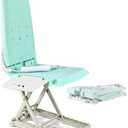 SuperHandy Portable Floor & Bath Lift – 26V 51.8Wh Battery, Lightweight 19 lbs, Foldable, 330 lb Capacity, IP68 Waterproof Lift for Seniors, Ergonomic Seat with Removable Panels (Aqua Blue)