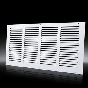 Steel Return Air Grill,Return Air Vent Cover (Duct Opening) Cold Air Return Vent Cover for Wall or Ceiling (20"W x 10"H Duct Opening)