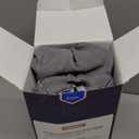 MAGZO Door Draft Stopper, 36 Inch Adjustable Under Door Gap Filler, Fits 30'' - 36'' Bottom Widths, Seals Gaps up to 1.7", Soundproof Sweep Blocks Air, Noise, Light, Dust- Grey (Gray)