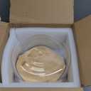 190oz Extra Large Glass Trifle Bowl with Lid, Modern Design Clear Glass Round Dessert Centerpiece Serving Bowl for Laying Ice Cream Cakes, Salad, Fruit, Microwave & Dishwasher Safe