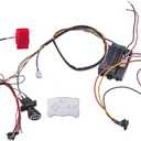 24 Volt Children Electric Car DIY Modified Wires and Switch Kit,with Remote Control, Self-Made 24V Baby Electric Ride On Car Accessories