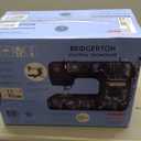 Janome Wisteria Promenade Easy-to-Use 15-Stitch Sewing Machine Officially Licensed Bridgerton Collection (Indigo)