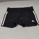 adidas Women's Techfit Volleyball Shorts (Medium/4" Inseam, Black/White)