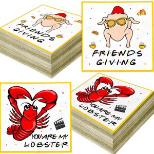 48Pcs Friends Party Supplies Friends Napkins Friends Themed Party Decorations Friends TV Show Decorations for Friendsgiving Party Decorations