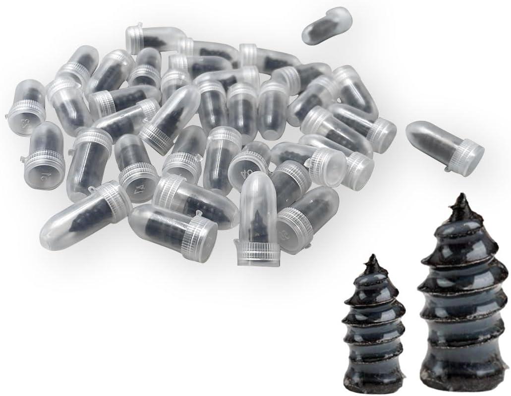 4 x Tire Repair Nails, Car Vacuum Tire Repair Rubber Nail Kit, Self-Service Rubber Screw Tire Plugs, Quick Puncture Repair Tools, Suitable for Car, Motorcycle, ATV, Truck, Tire Puncture Repair