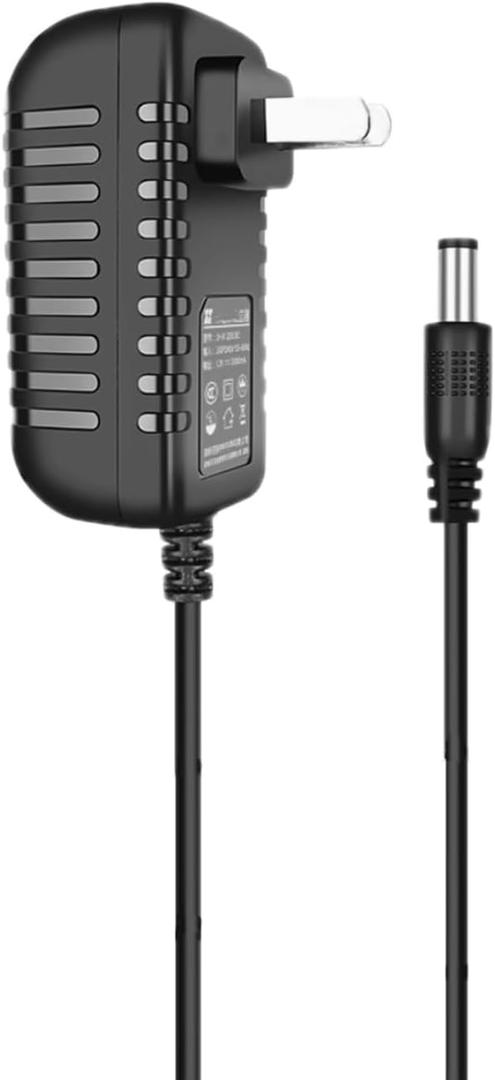 9V 2A Power Supply Replacement for Arduino, Schwinn IC4 Power Cord, 9V 500ma 1A 1.5A Power Adapter Charger 6.6 FT