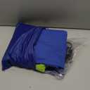 Y- STOP Kids Pod Swing Seat, Hanging Hammock Chair Swing with Inflatable Pillow, Sensory Swing Chair with Pocket for Outdoor and Indoor (Blue and Green)