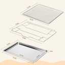 New upgrade Air Fry Tray for 30" Oven with Drip Pan, Compatible with Frigidaire Wall Ovens, Ranges, and Wall Oven/Microwave Combinations