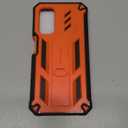 FNTCASE for Samsung Galaxy A14-5G Case: Dual-Layer Protective Textured Shockproof Rugged TPU Cover with Kickstand | Military Grade Drop Protection | Heavy Duty Cell Phone Protector - Orange