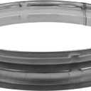 Repa Market 10'' Inch Metal Duct Connector Flange - Air Tight Vent Duct Collar - for Connecting Exhaust, Intake Flex and Straight Ducting - Heating, Cooling Universal HVAC Adapter - Home, Commercial