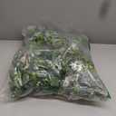 8Pcs Eucalyptus Garland with Lights, Greenery Garland, Green Garland with Flowers, 5.9FT Artificial Faux Eucalyptus Leaves Vines for Table Mantle Home Wedding Party Indoor Outdoor Decor2 Long Lights