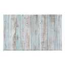 EOBTAIN Rustic Wood Bathroom Rugs Teal Vintage Plank Memory Foam Bath Mat Farmhouse Wood Bath Rugs Non Slip Washable Absorbent Doormat Floor Mat Bathroom Accessories 32 x 20 Inch