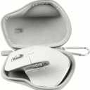 Hard Travel Storage Case Compatible with Logitech MX Master 4 / MX Master 3S / MX Master 3 / MX Matser 2S Advanced Mouse (Pale Grey)