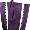 QRBTSCL Women's Wedding Dress Zipper Replacement Adjustable Fit Satin Corset Back Kit Lace up for Prom Dress (16, Grape)