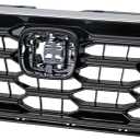 New Front Bumper Upper Grille Matte Black Compatible with Honda 2023-2026 CRV CR-V EX, EX-L 1.5L Repalce for 71200-3A0-A31