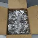 Cabinet Hinges - 40 Pack for 1/2 inch Overlay Cabinet, Face Frame Concealed 105Deg Self Closing Hinges, Stainless Soft Close Cabinet Door Hinges with Mounting Screws and Repair Plate