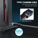 Controller Charger Dock Station for Nintendo Switch 2 Joycon, FANPL Charging Stand for 4 Switch 2 joycon Charging Indicator and Type C Charging Cable