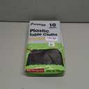 Pureegg Plastic Table Cloth Disposable 10 Pack, 54 x 108 Inch Table Cloths, Halloween Party Decorations, Summerween Decor, Halloween Tablecloths, Rectangle, Plastic Cover, Leakproof & Sturdy, Black