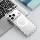 3 x amCase Clear Case for iPhone 17 Pro (6.3") | Compatible with MagSafe Accessories |Camera Cutout | Drop Protection | Ultra-Strong Magnetic | Support Wireless Charging