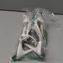 DREAM PAIRS Womens High Stilettos Open Square Toe Ankle Strap Heels Sexy Comfort Strappy Dress Shoes Wedding Bridal Pumps Sandals (7, White)