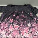Women's Summer Short Sleeve Tunic Plus size ladies shirts Floral Blouse Loose Flowy Tops for Leggings (XXL)