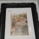 PHAREGE 5x7 Vintage Picture Frame Black, 5 by 7 Ornate Antique Picture Frame for Wedding, Retro Photo Frame Displays Horizontally or Vertically On Tabletop