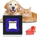 3 in 1 Mini Pet Hair Removal Tool, Dog and Cat Square Hair Remover for Car Detailing Supplies, Clothes, Couch and Carpet, Fur Cleaning Supplies for Furniture-Ergonomic and Anti-Slip, Mini Pet Supplies