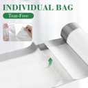 100 Counts 4 Gallon Trash Bag Drawstring Small Trash Bags, Thick Pre-separated Garbage Bags, Trash Bin Liners, Suitable for bathroom, kitchen, bedroom, office (White)