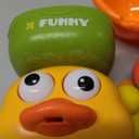 Baby Bath Toys for Kids Ages 1-3 Interactive Toddler Bath Toys Duck Sensory Bathtub Water Shower Toys with 3 Stacking Cups for 12+ Months Boys Girls Birthday Gifts