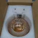 Daunton Semi Flush Mount Ceiling Light, Gold Vintage Kitchen Ceiling Lighting Fixture, Amber Globe Glass Close to Ceiling Light, Modern Hallway Lighting for Bathroom Bedroom Corridor Entryway