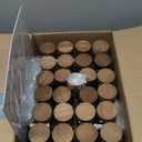 EDELHAUS Square Spice Jars with Acacia Wooden Lid (Pack of 24) Spice Jars with Shaker Insert and 240 Labels - Acacia Lids Glass Container for Spice Organisation [4.3 in 1.8 in]