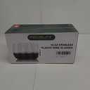 FOCUSLINE 20 Pack 16 Oz Plastic Wine Glasses, Stemless Plastic Wine Cups Heavy Duty, Unbreakable Disposable Wine Glasses for Wedding or Party