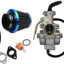 PZ20 Carburetor for Taotao NST SunL Kazuma Baja 50cc 70cc 90cc 110cc 125cc Chinese Quad 4 Stroke ATV Go Kart Dirt Bike Honda CRF50F CRF80F (2Set)