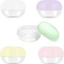 5 Pcs 10ml Small Travel Containers - Convenient Travel Jars for Creams, Travel Lotion Container, Travel Makeup Containers Essential Compact Size for Traveling