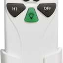 Replacement of Hampton Bay and Harbor Breeze FAN-53T, FAN0TT53 FAN-35T, L3HFAN35T, L3HFAN35T1, Fan-HD5, FAN-11T, KUJCE9103. Remote Only