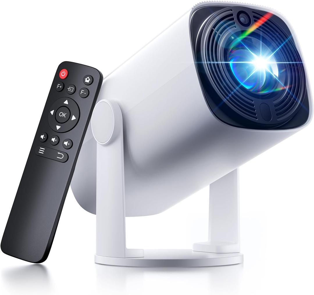 Mini Projector with Bluetooth 5.1 - SOOMFON 1080P Support Video Projector Auto Keystone, Portable Small Movie Projector, Home Video Proyector for Bedroom/Wall/iOS/Android/TV Stick/USB/HDMI