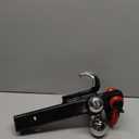 Ayleid Trailer Hitch Tri-Ball Mount with Hook&Pin&Rotatable Tow Shackle,Fits 2-in Receiver with 1-7/8-in,2-in,2-5/16-in Hitch Ball with Anti-Theft Locking Hitch Pin