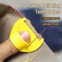 2 x Edge Sewing Lockranding Tool, 4 Pcs 4mm Sewing Gauge Ruler Set, Sewing Templates Rulers Needle Gauge Quilting Ruler Measuring Tool Seam Gauge for Sewing Straight (4mm)